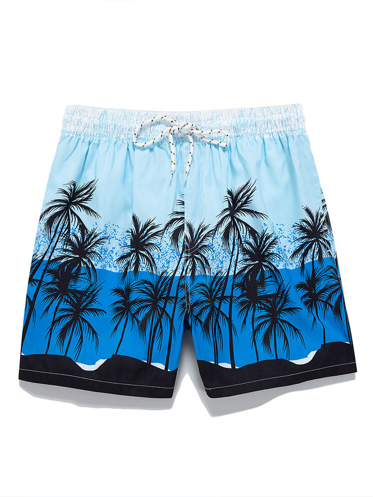 Tropical Print Swim Shorts