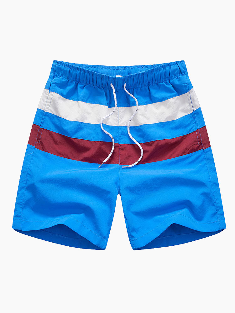 Short De Bain Épissé Colorblock Homme