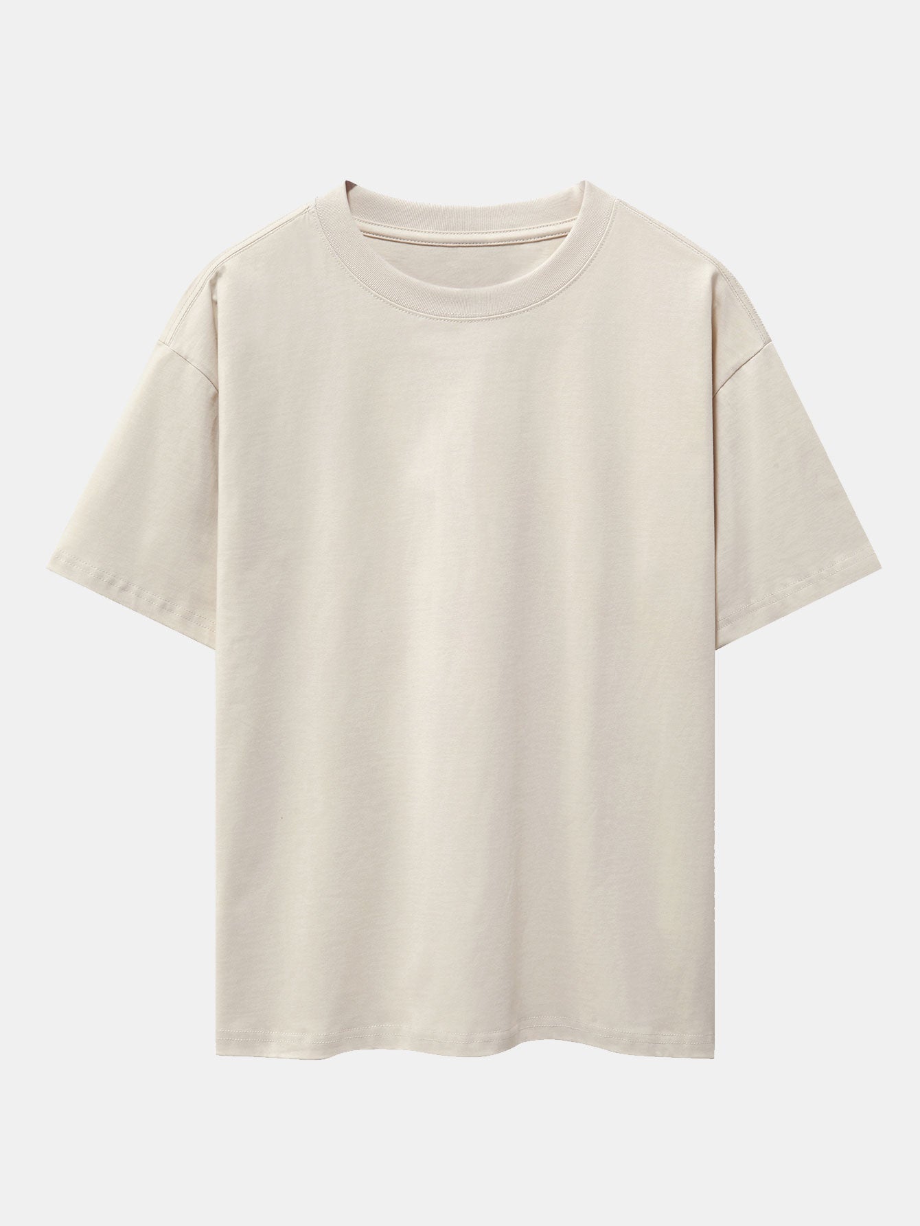 Marble Texture Slogan Back Print Drop Shoulder Oversize T-Shirt