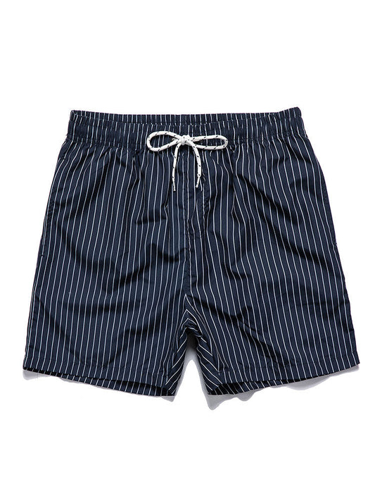 Striped Print Swim Shorts