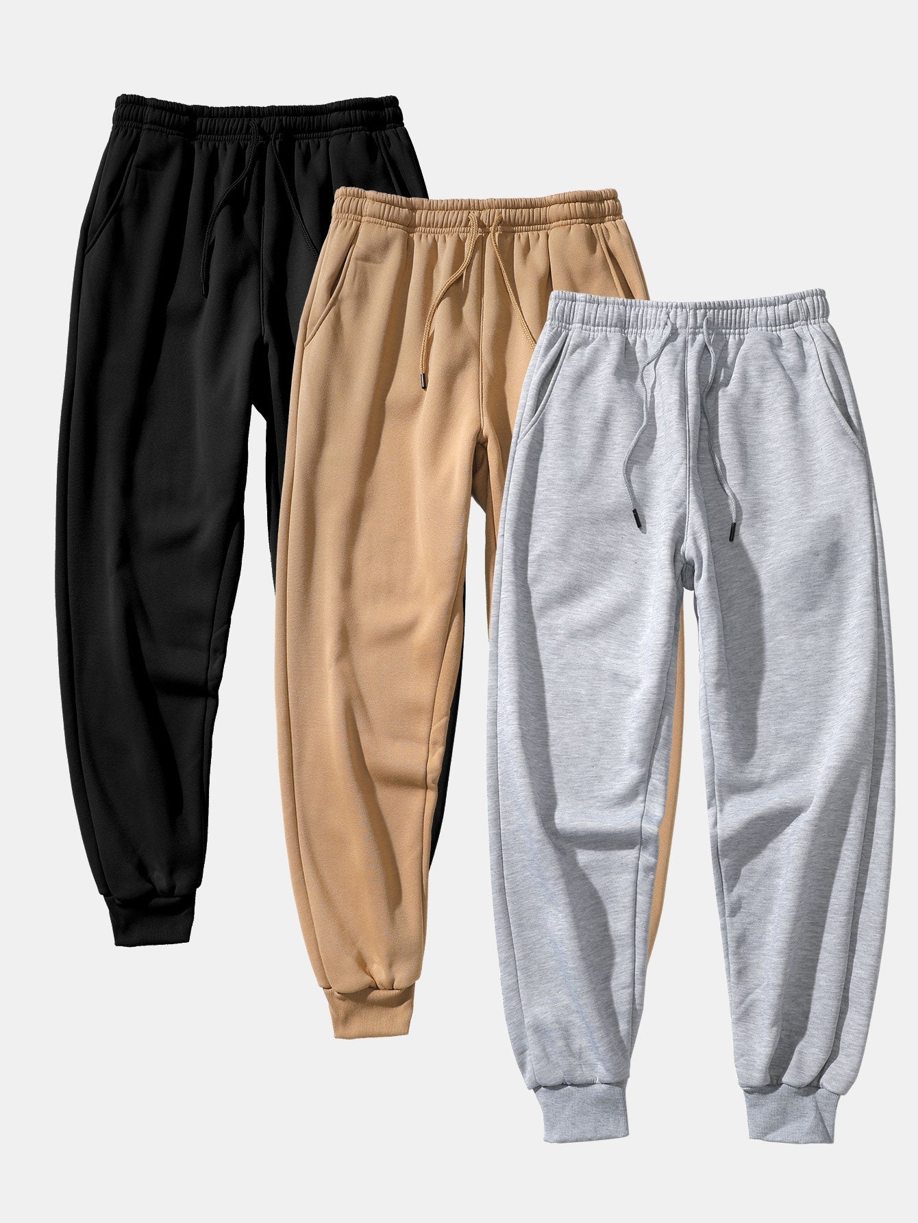 3 Pieces Basic Jogger Pants