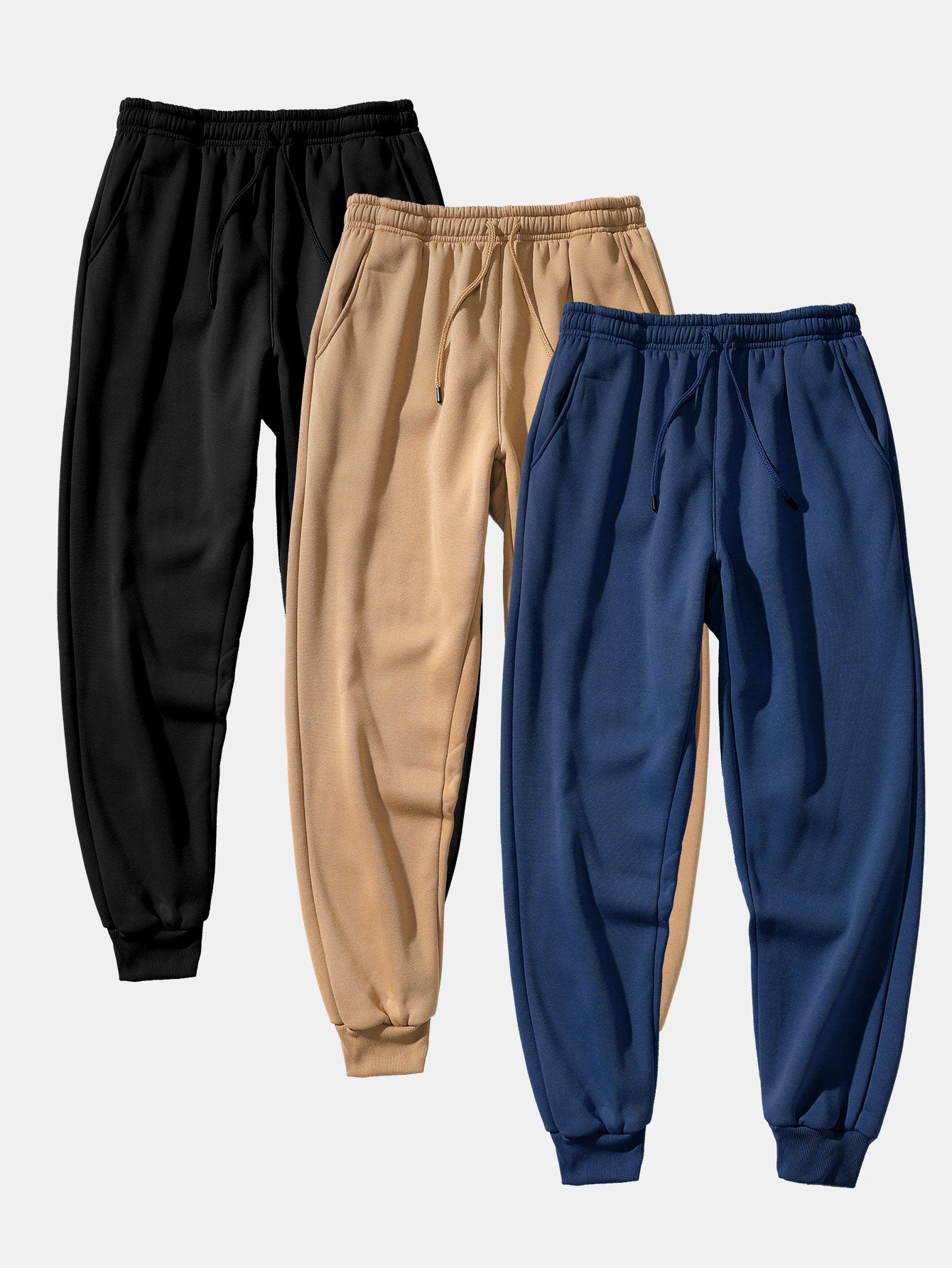 3 Pieces Basic Jogger Pants