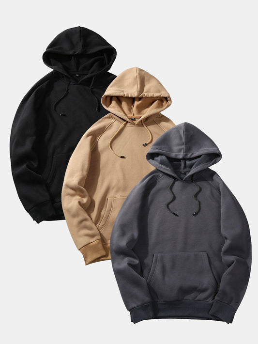 3 Pieces  Basic Hoodies