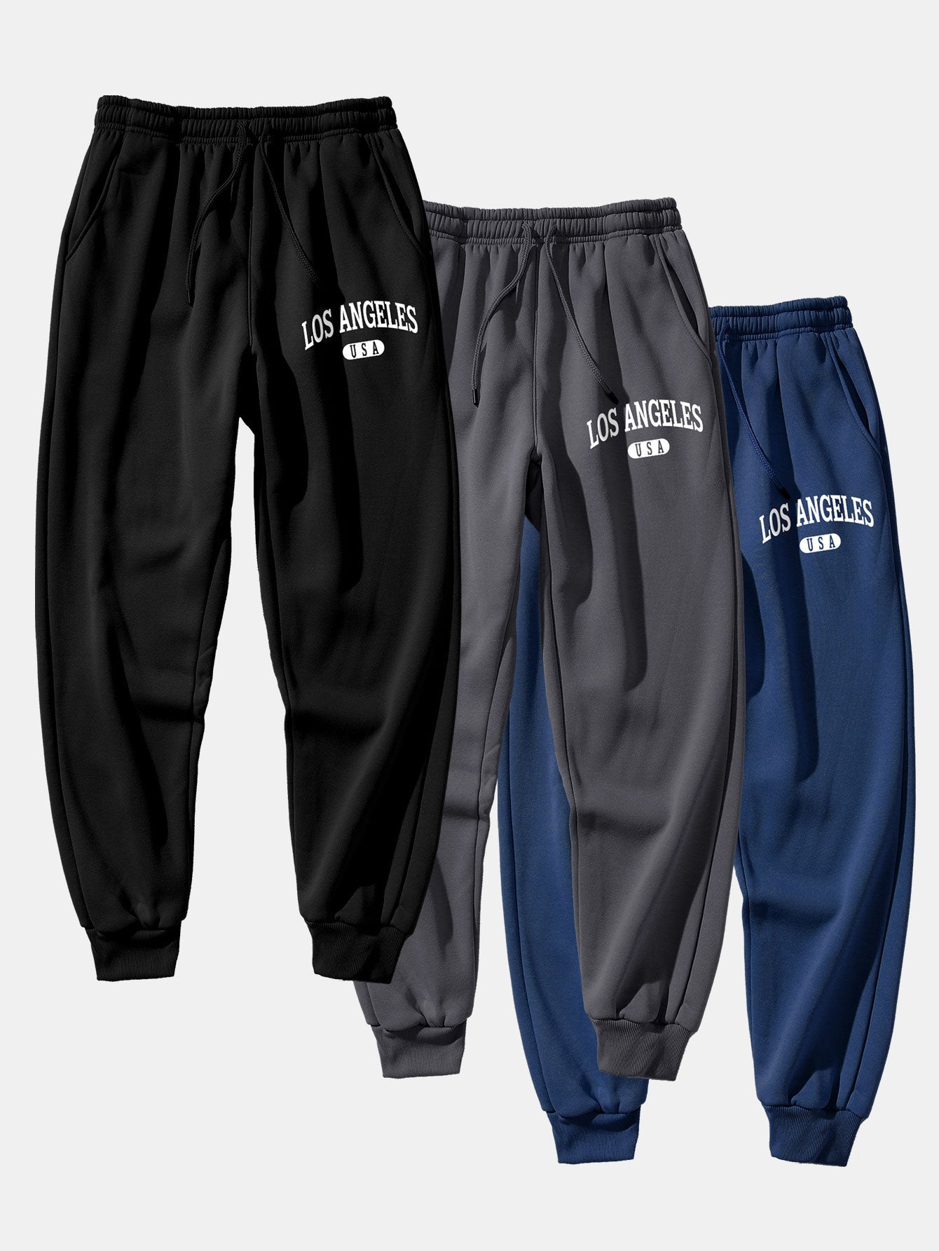 Pantalon de jogging imprimé Los Angeles 3 pièces