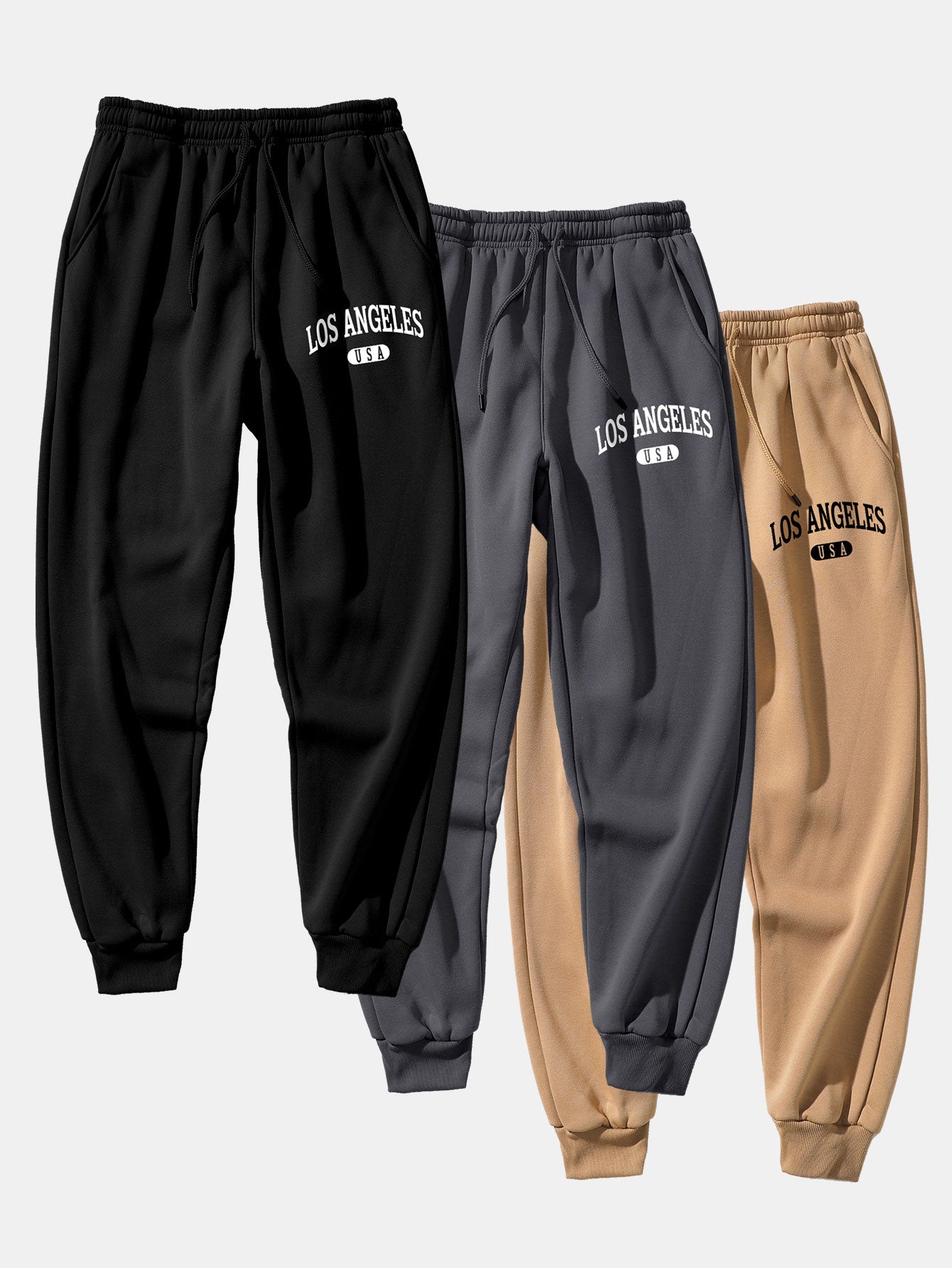 Pantalon de jogging imprimé Los Angeles 3 pièces