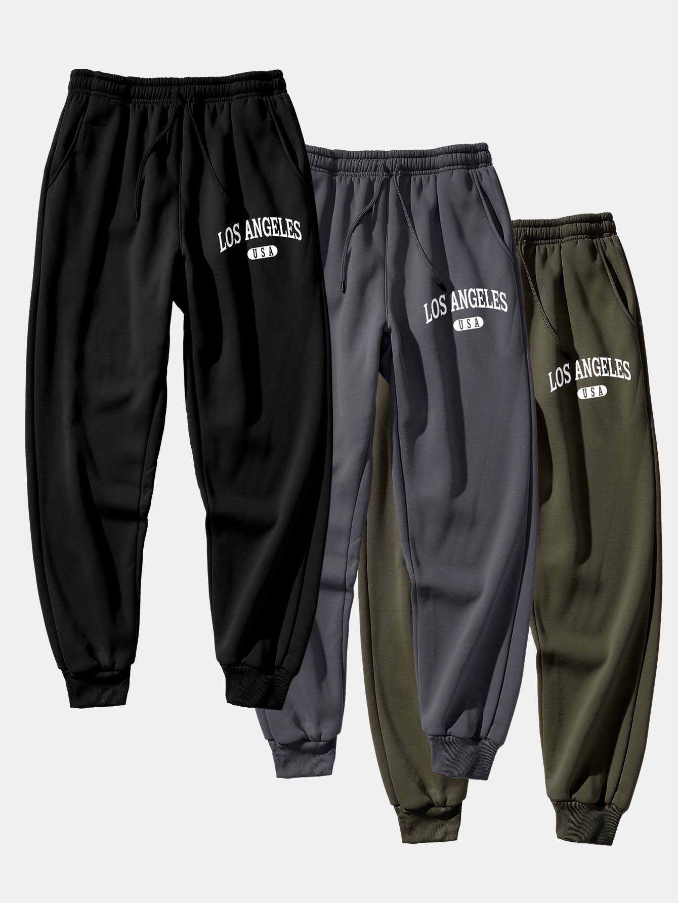 Pantalon de jogging imprimé Los Angeles 3 pièces