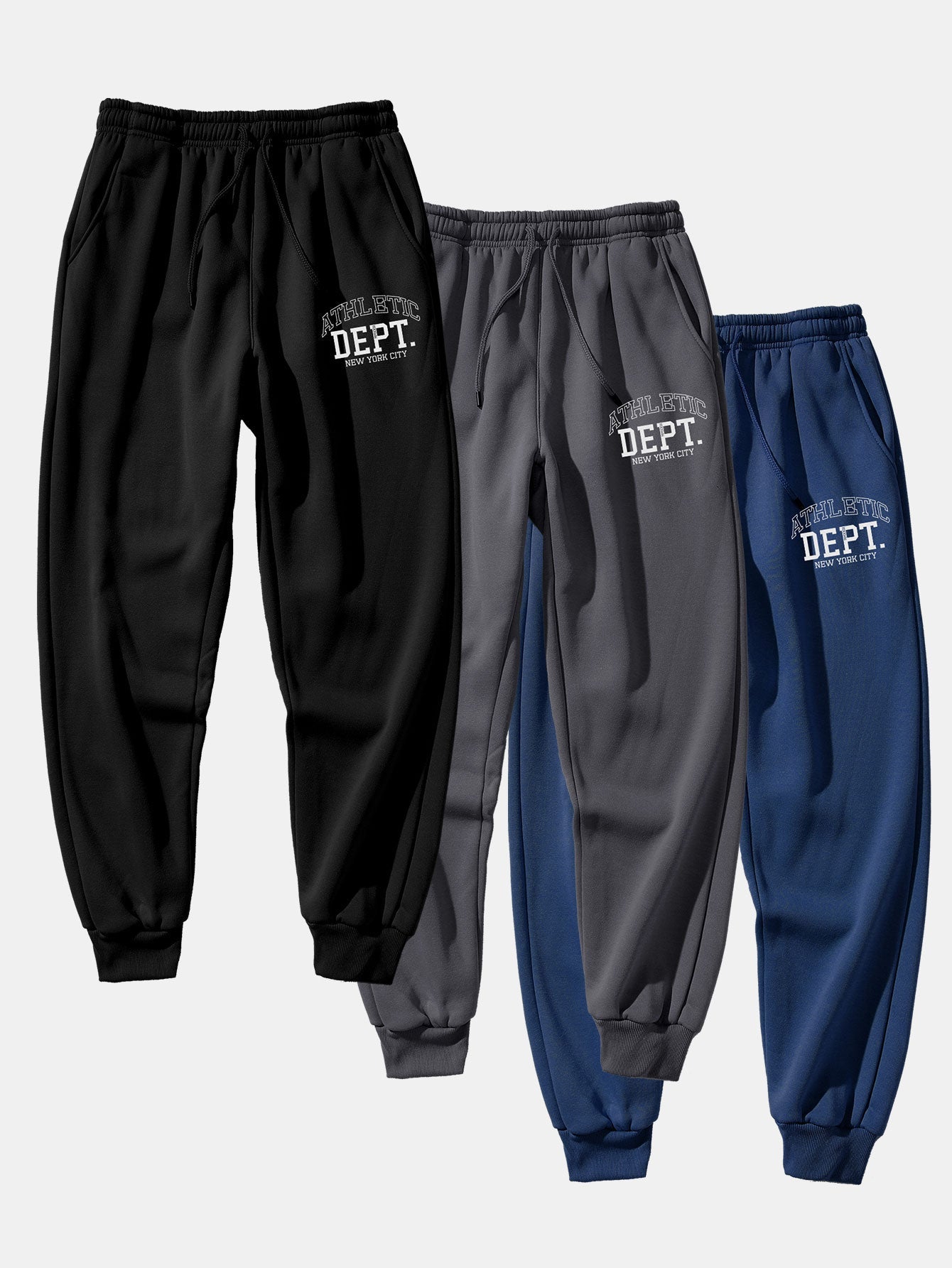 3 Pieces Athletic Dept Print Jogger Pants