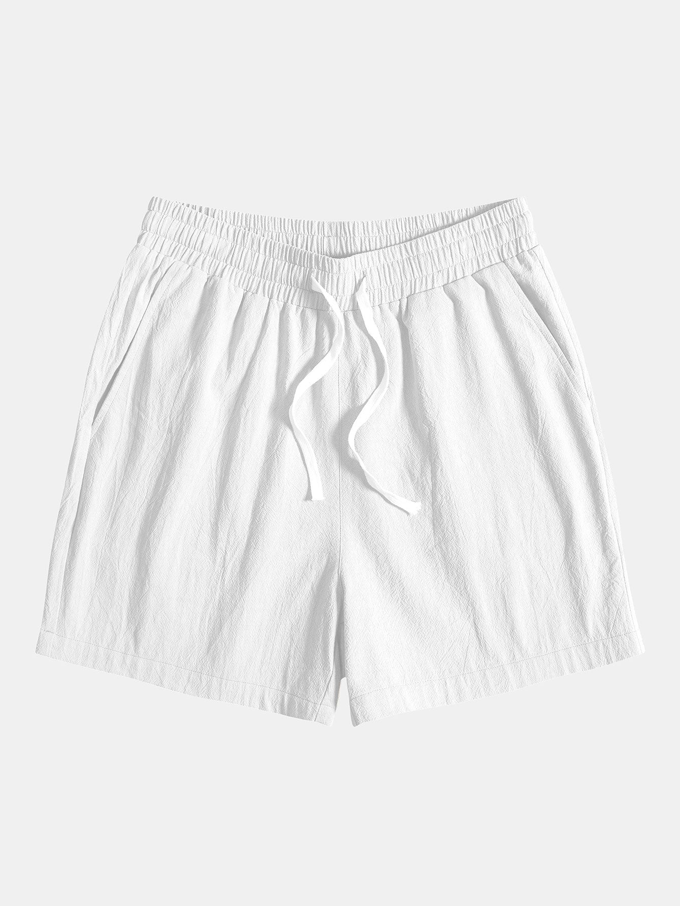 Short 5" en coton texturé