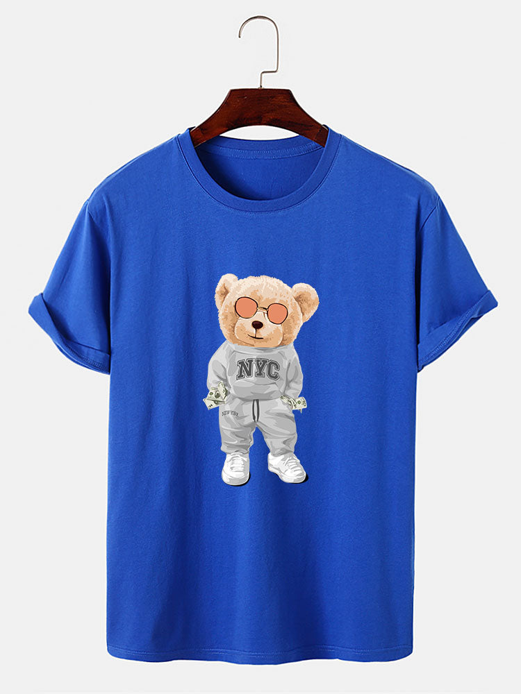 Rich Bear Print T-Shirt