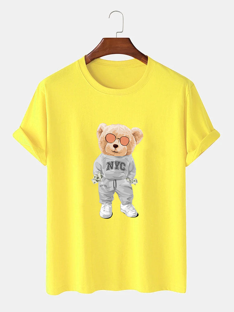 Rich Bear Print T-Shirt