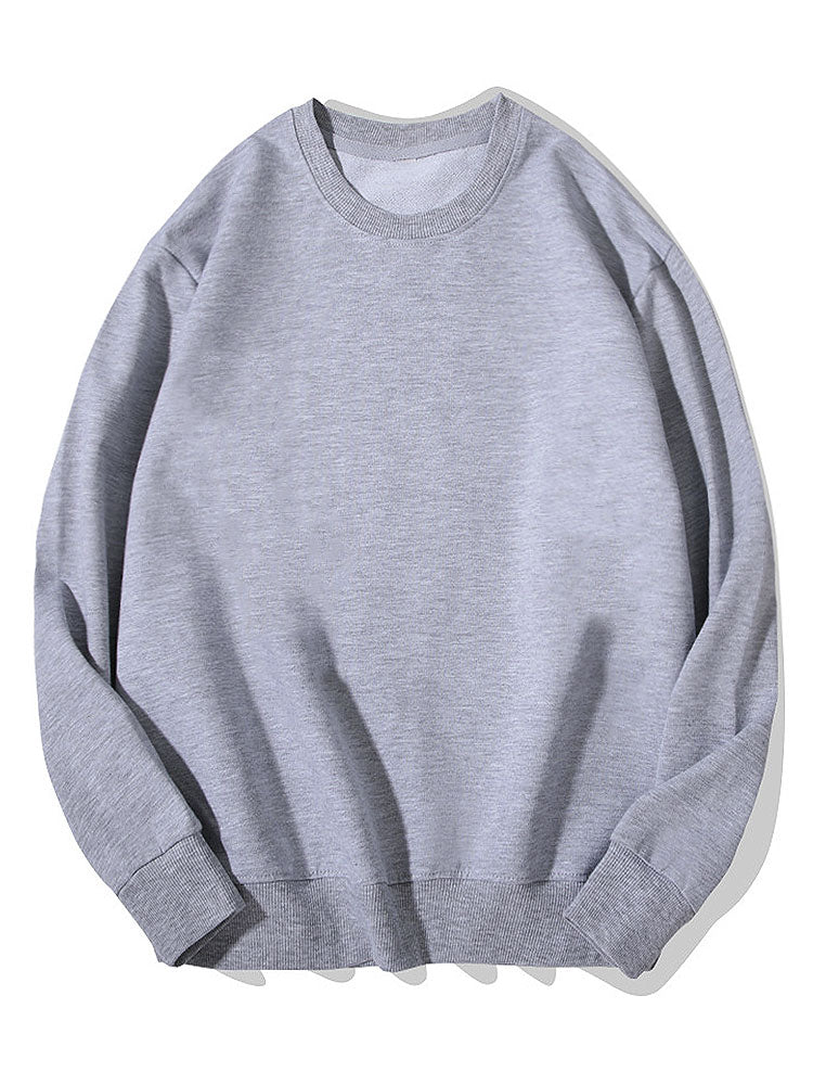 Sweat-shirt basique en coton Hoooyi