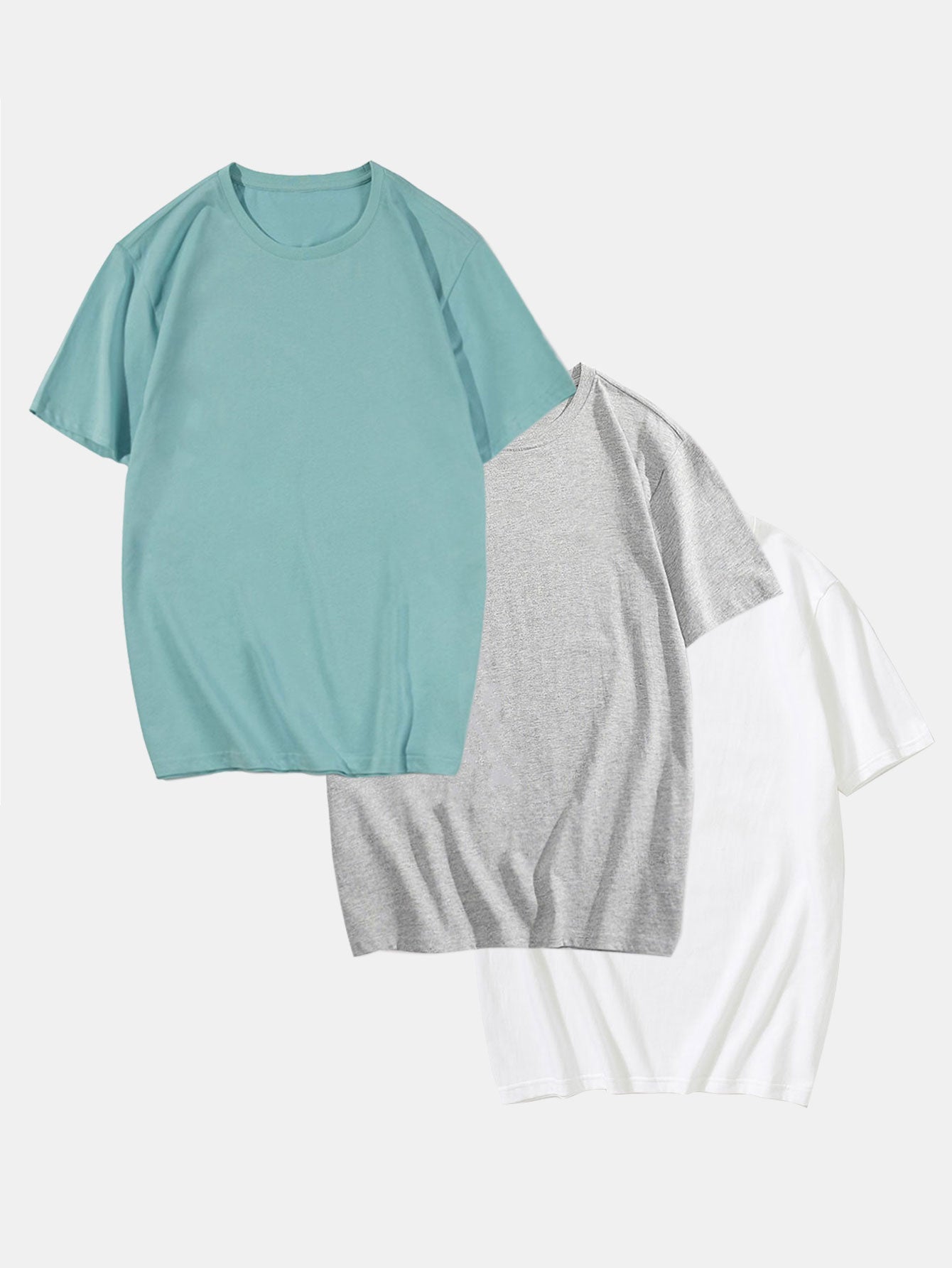 3 Pieces Basic Cotton T-Shirt