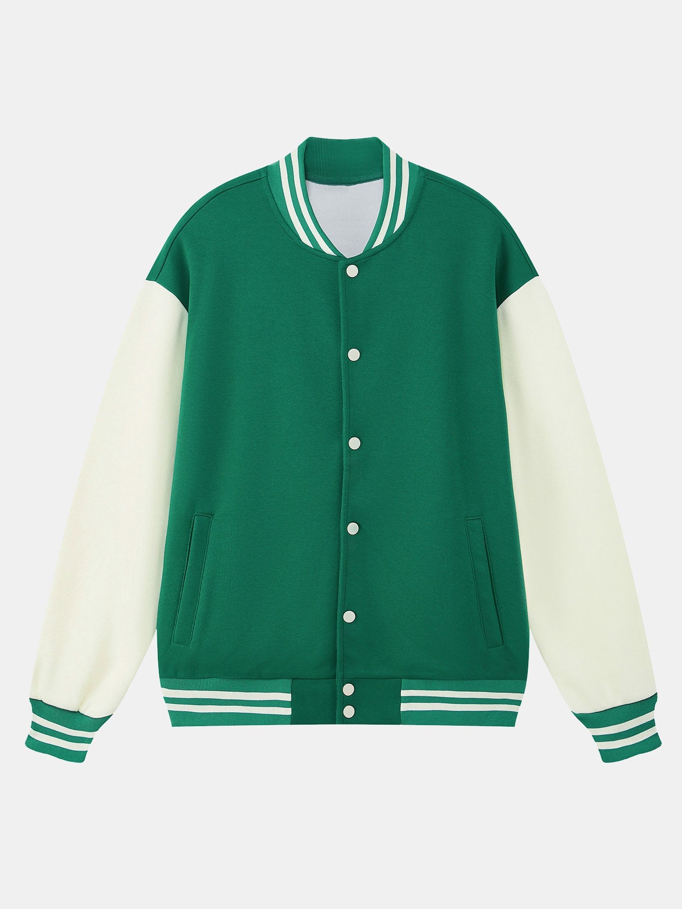 Veste Preppy contrastée en jersey