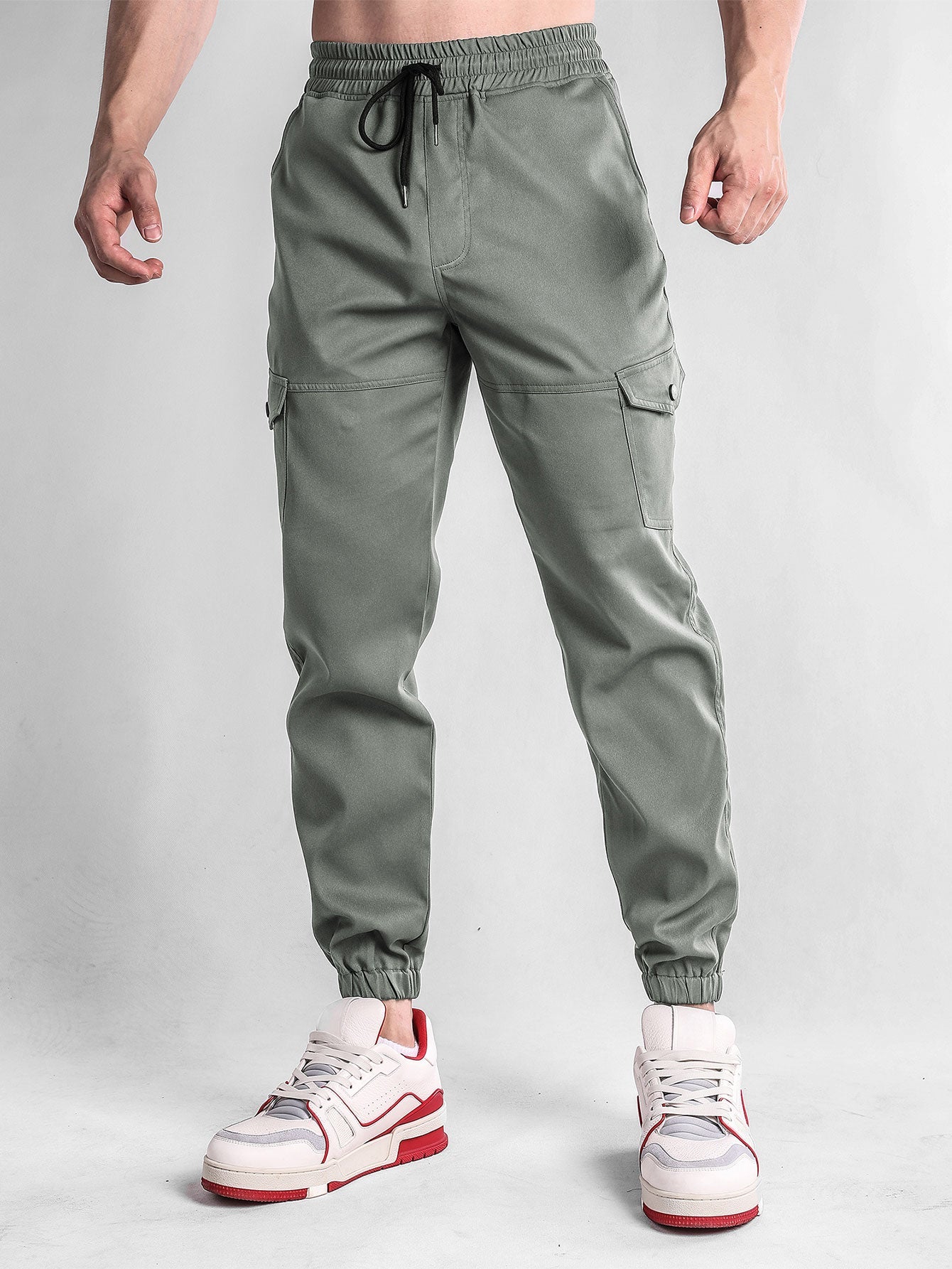 Chino Cargo Jogger Pants