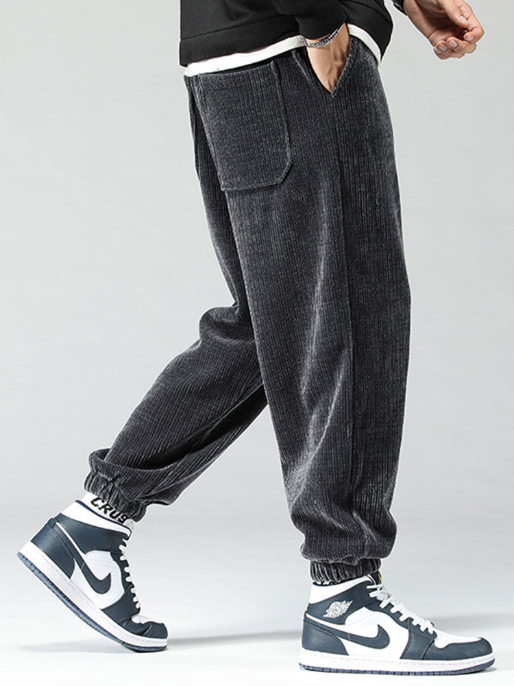 Corduroy Drawstring Pants