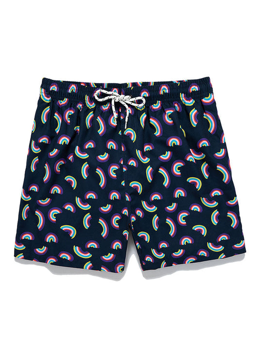 Rainbow Print Swim Shorts