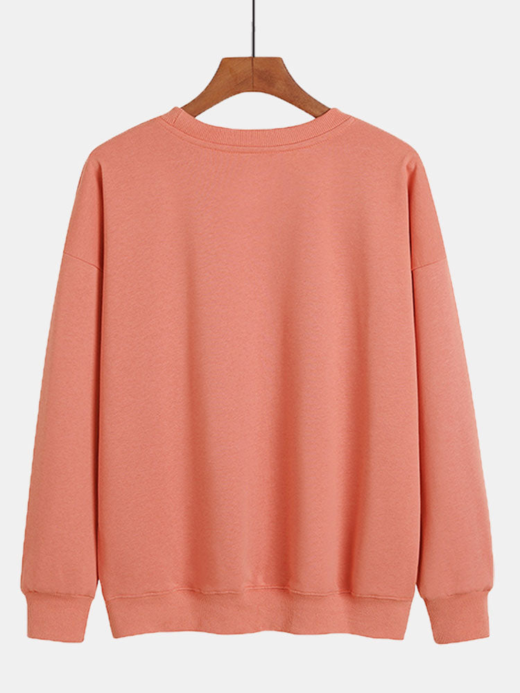 Basic multicolor cotton sweatshirts