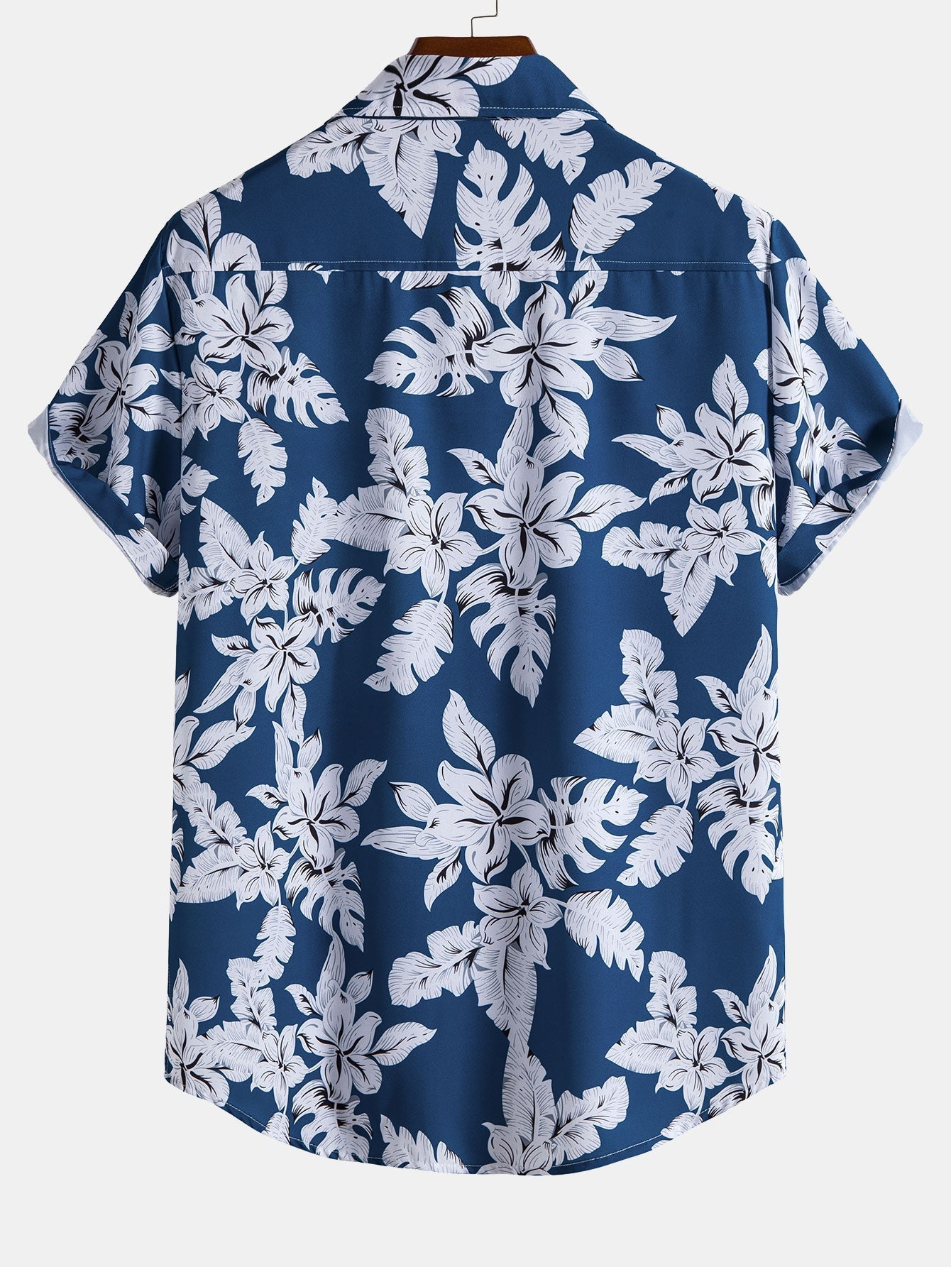 Chemise à imprimé floral tropical