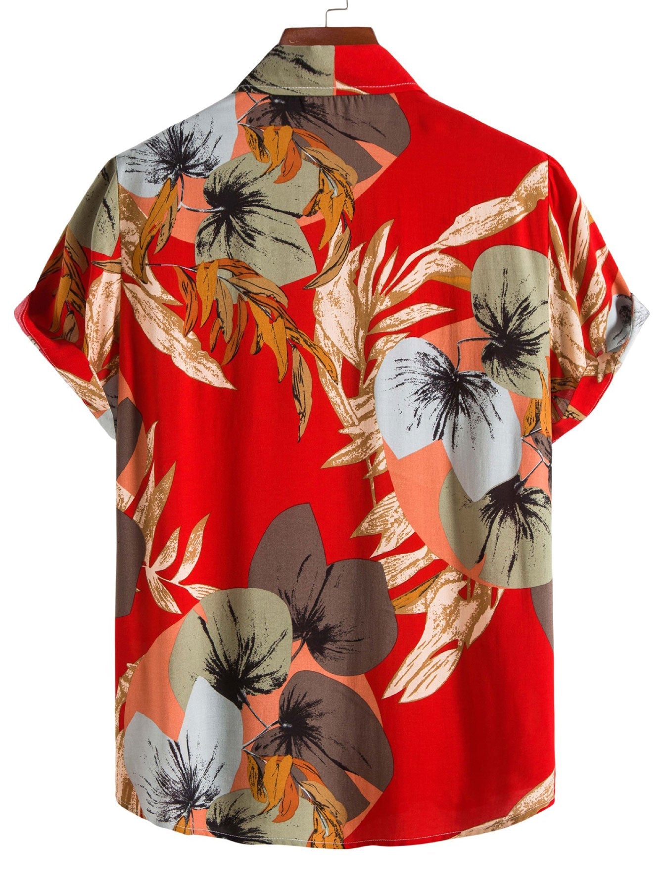 Chemise à imprimé tropical