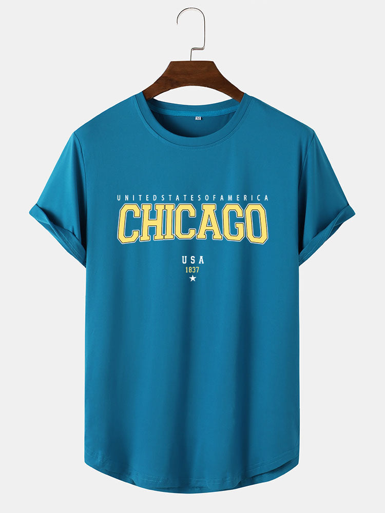 Chicago Yellow Print T-Shirt