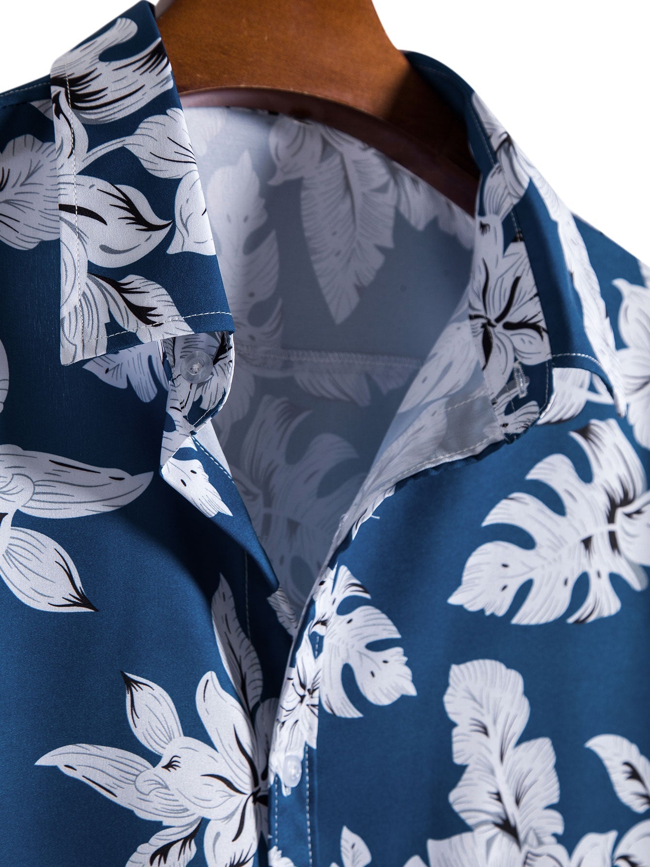 Chemise à imprimé floral tropical