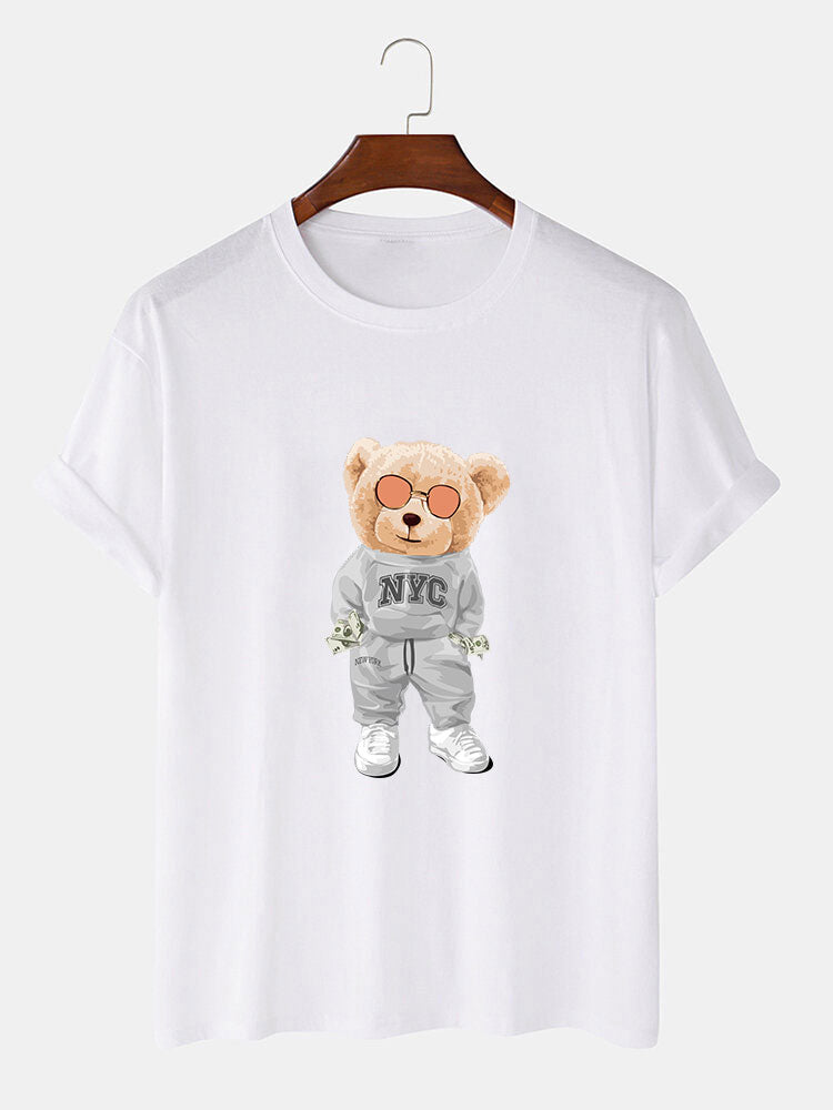 Rich Bear Print T-Shirt