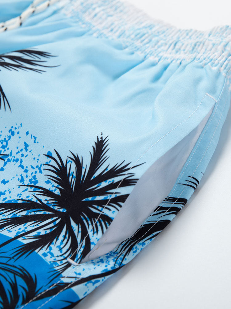 Tropical Print Swim Shorts