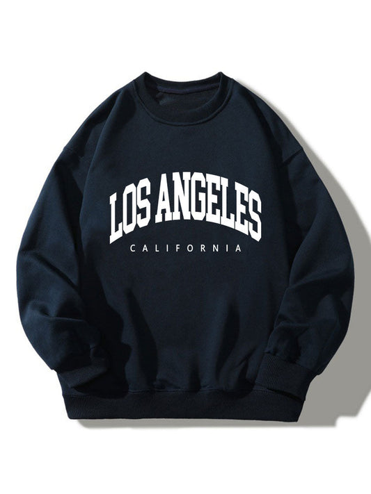 Sweat-shirt décontracté imprimé Los Angeles