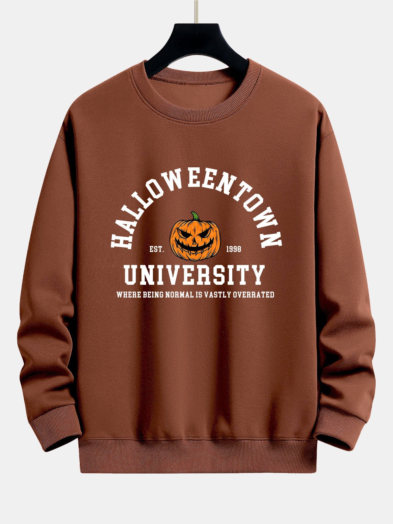 Halloweentown Pumpkin Print Relaxed Sweatshirt