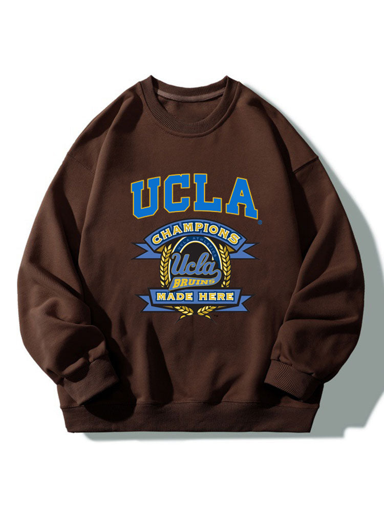 Sweat-shirt décontracté imprimé UCLA