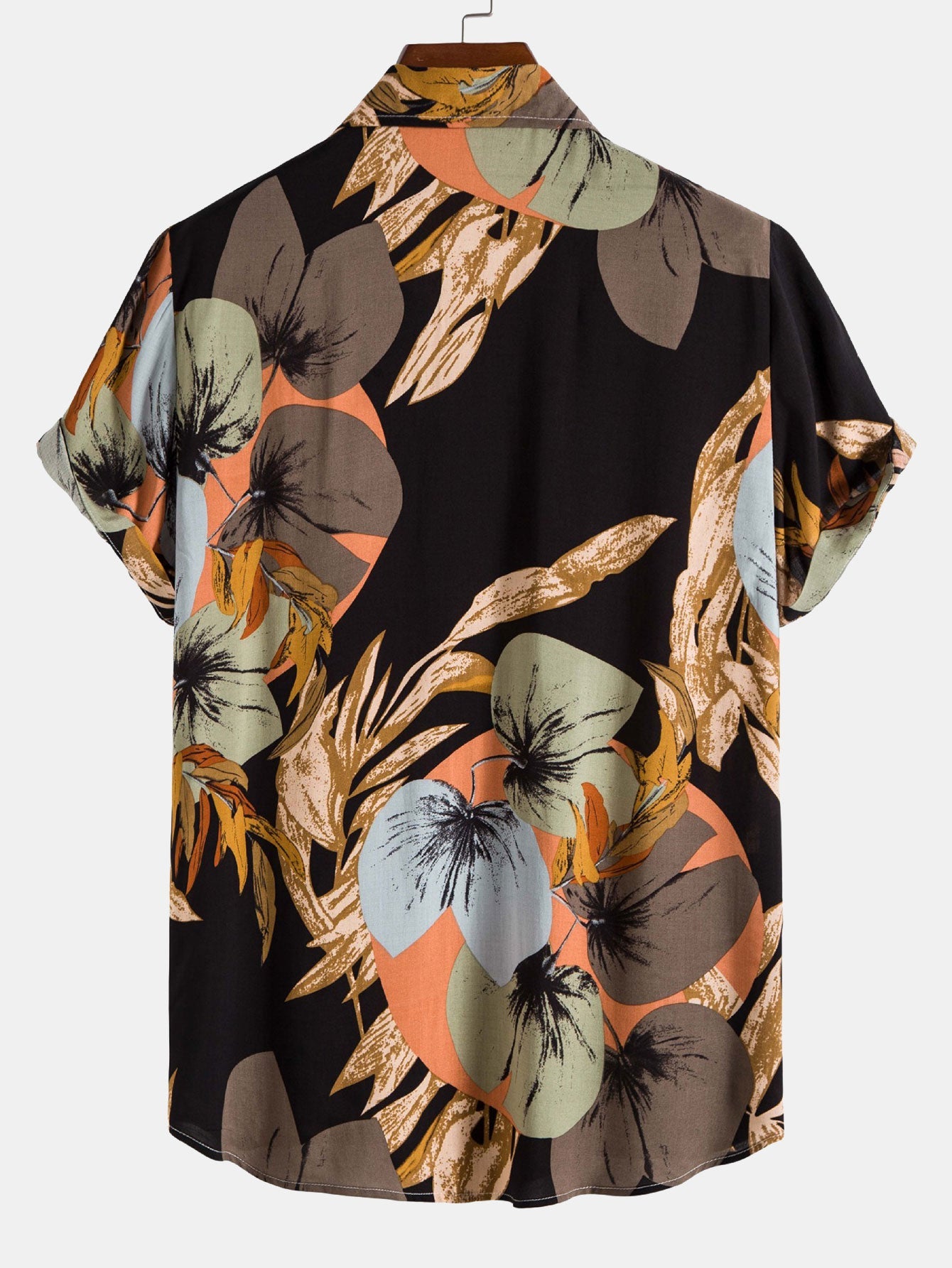 Chemise à imprimé tropical