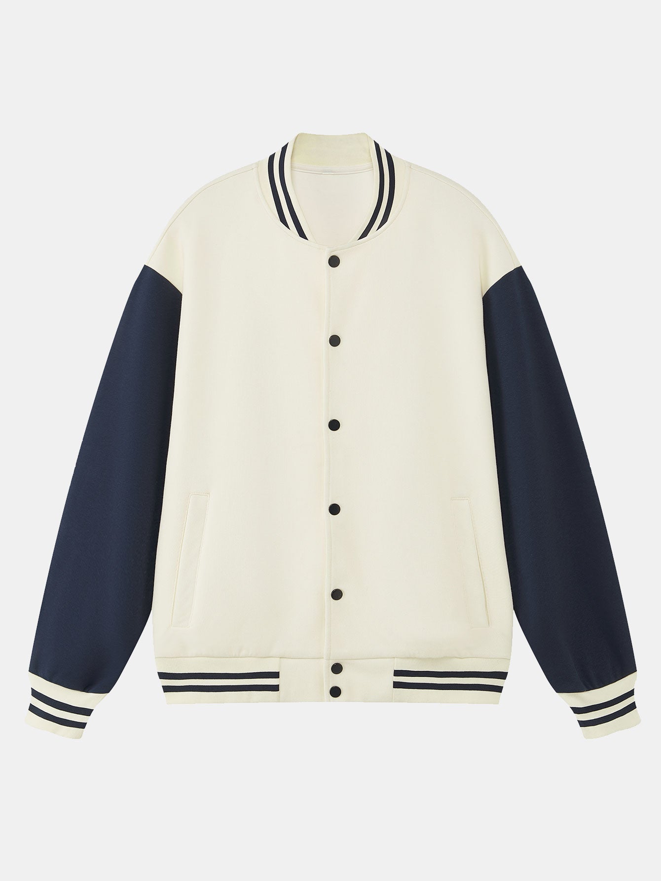 Veste Preppy contrastée en jersey