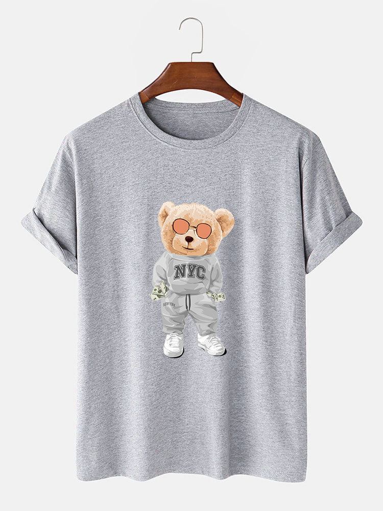 Rich Bear Print T-Shirt