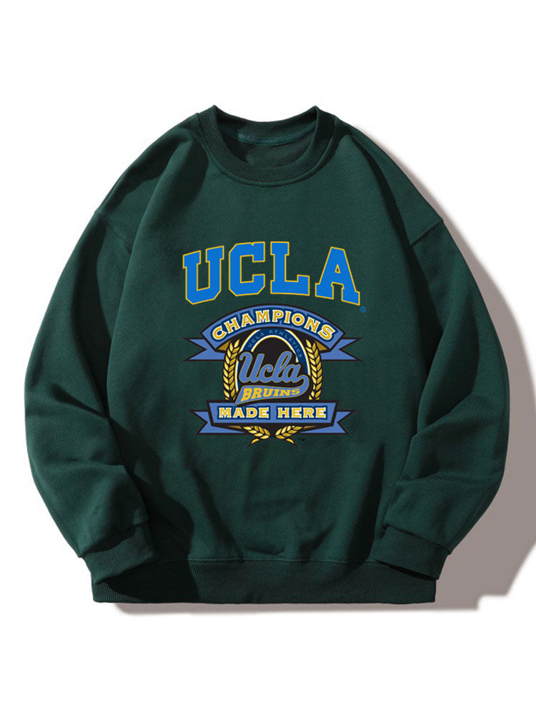 Sweat-shirt décontracté imprimé UCLA