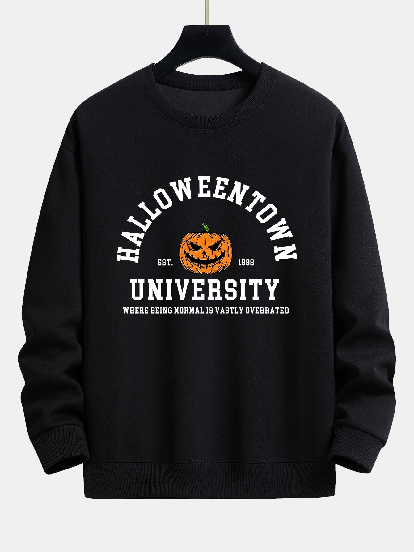 Halloweentown Pumpkin Print Relaxed Sweatshirt