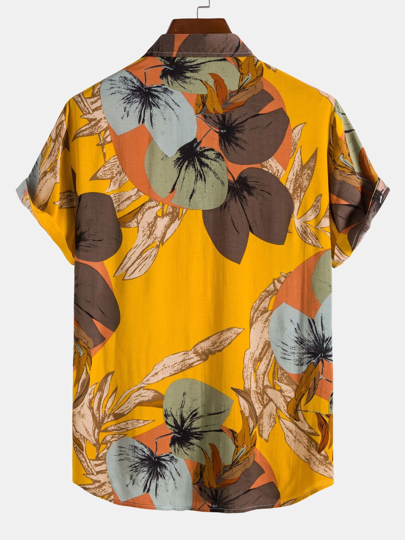 Chemise à imprimé tropical