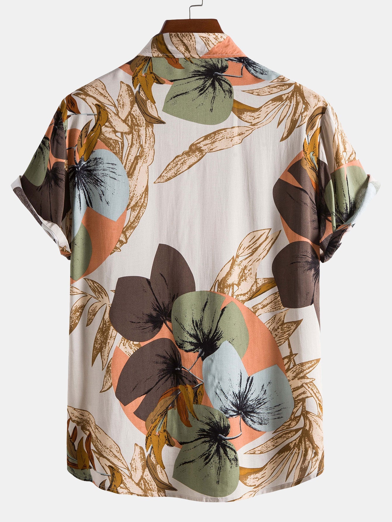 Chemise à imprimé tropical