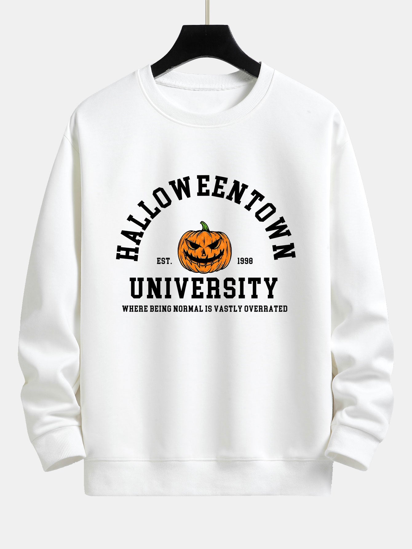 Halloweentown Pumpkin Print Relaxed Sweatshirt