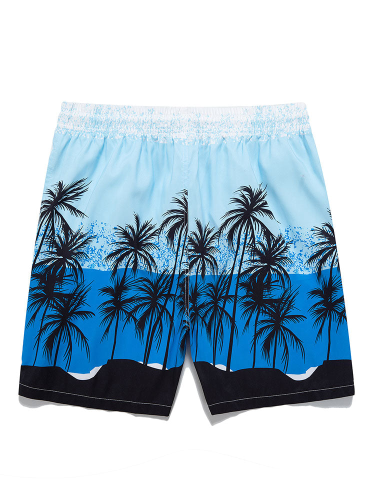 Tropical Print Swim Shorts