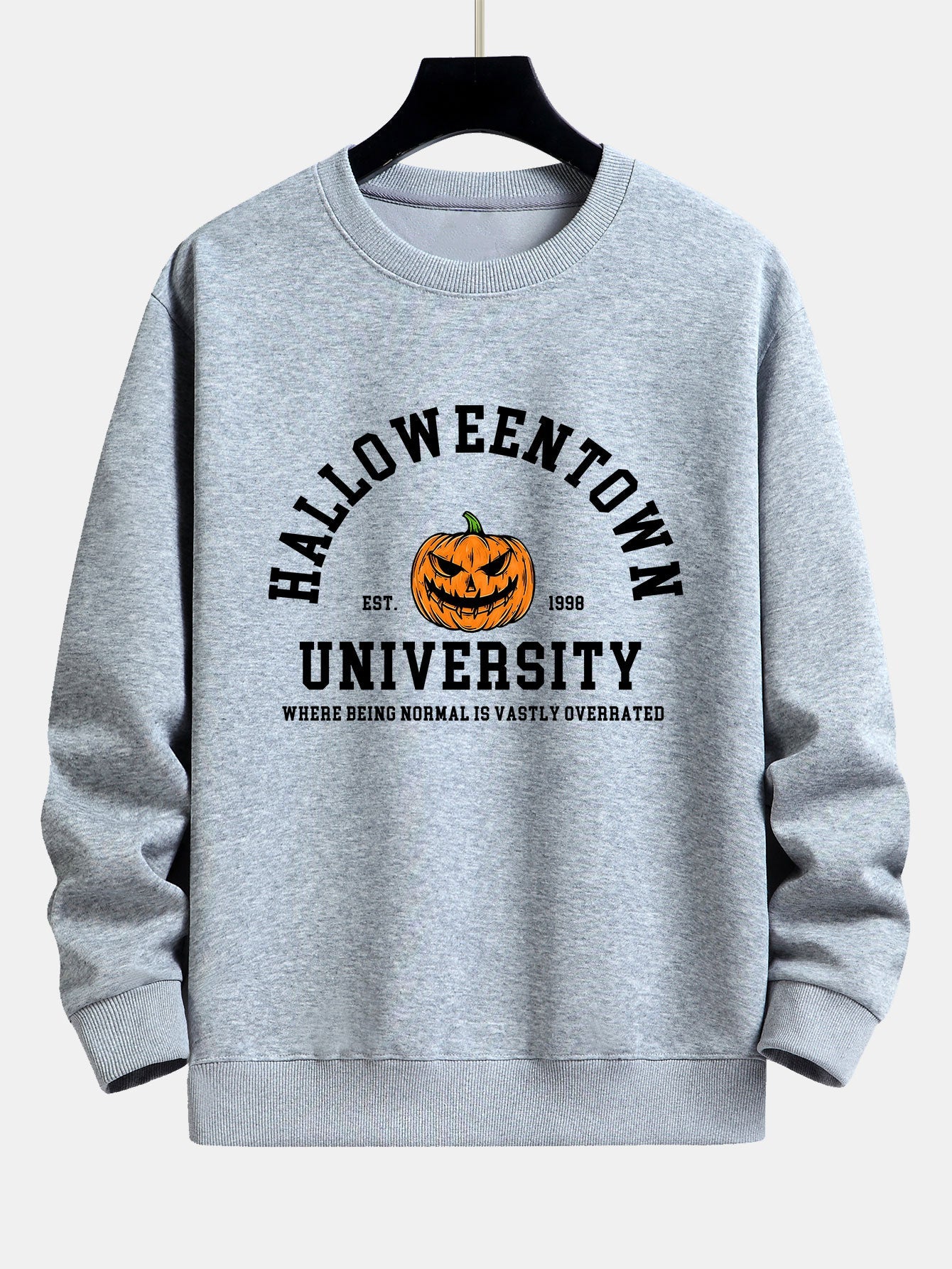 Halloweentown Pumpkin Print Relaxed Sweatshirt