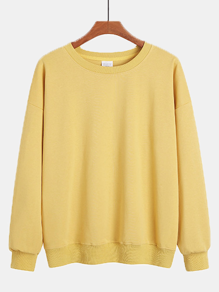 Basic multicolor cotton sweatshirts