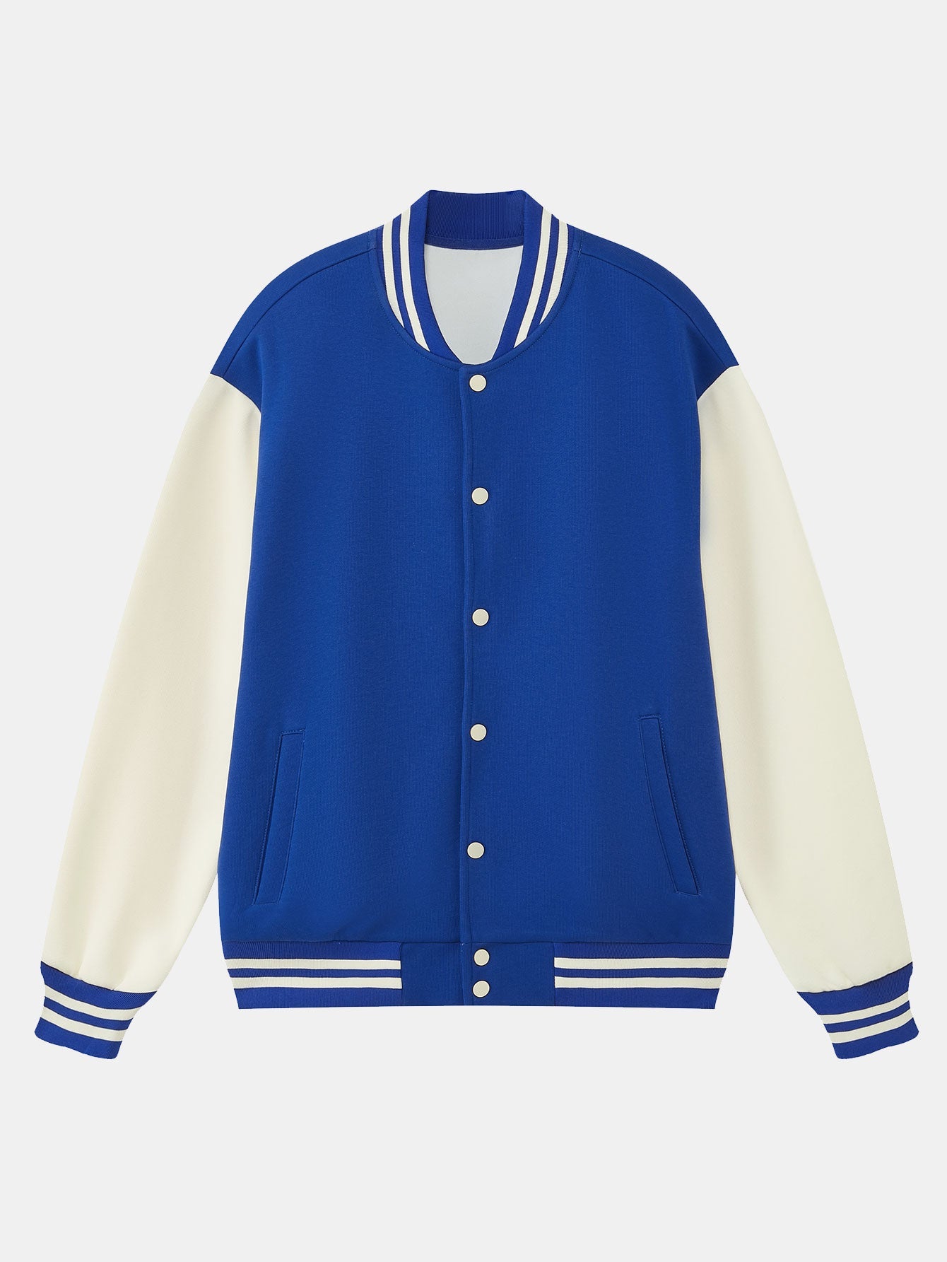 Veste Preppy contrastée en jersey