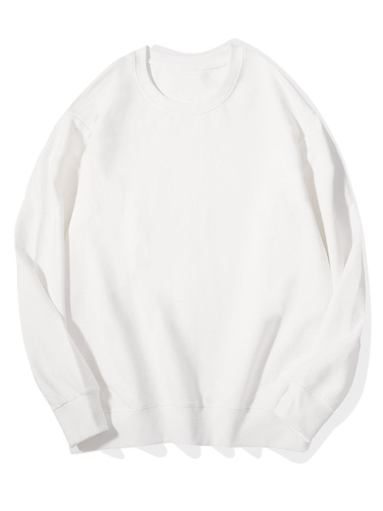 Sweat-shirt basique en coton Hoooyi