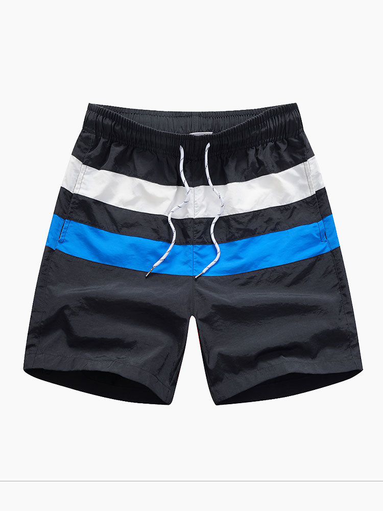 Short De Bain Épissé Colorblock Homme