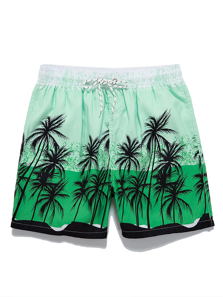 Tropical Print Swim Shorts