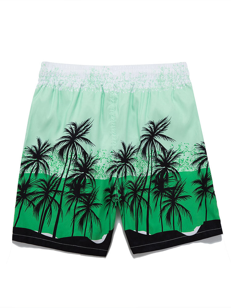 Tropical Print Swim Shorts