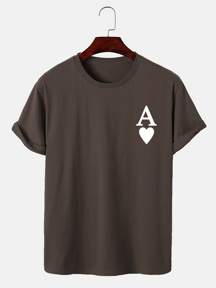 Ace of Spades Print T-Shirt