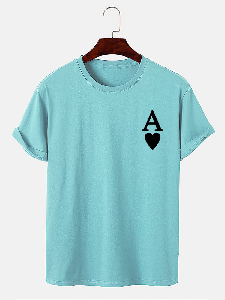 Ace of Spades Print T-Shirt