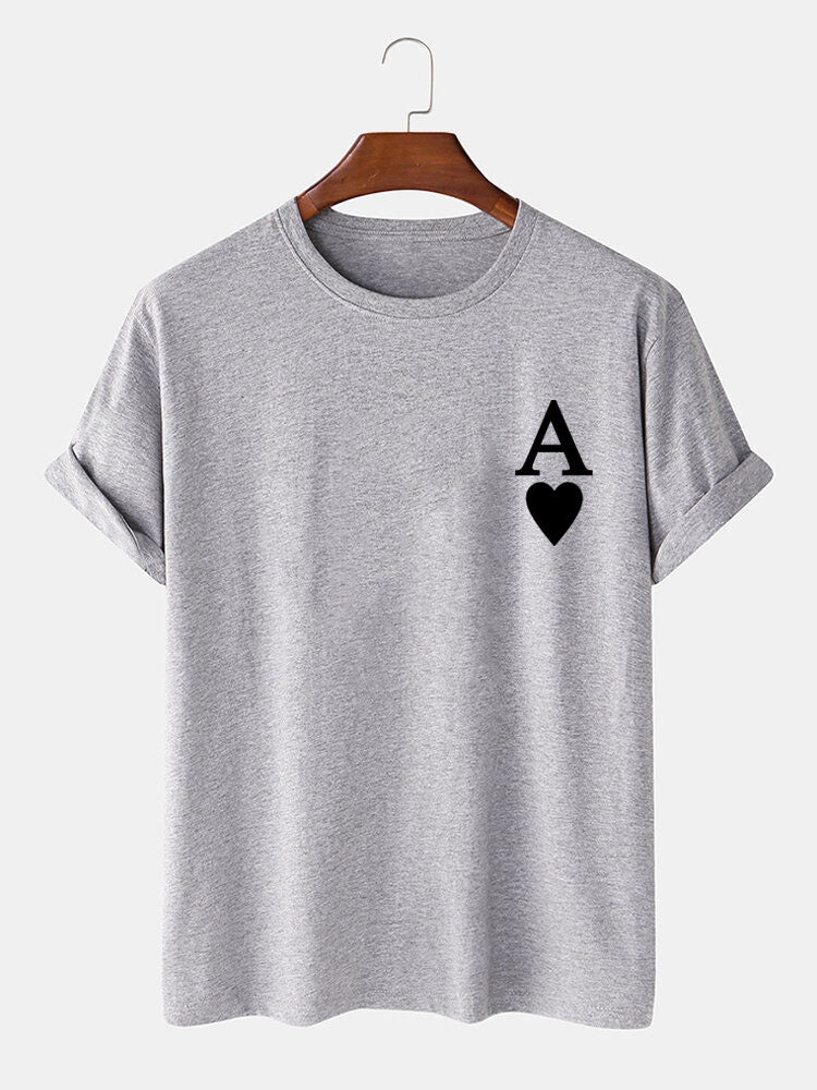 Ace of Spades Print T-Shirt