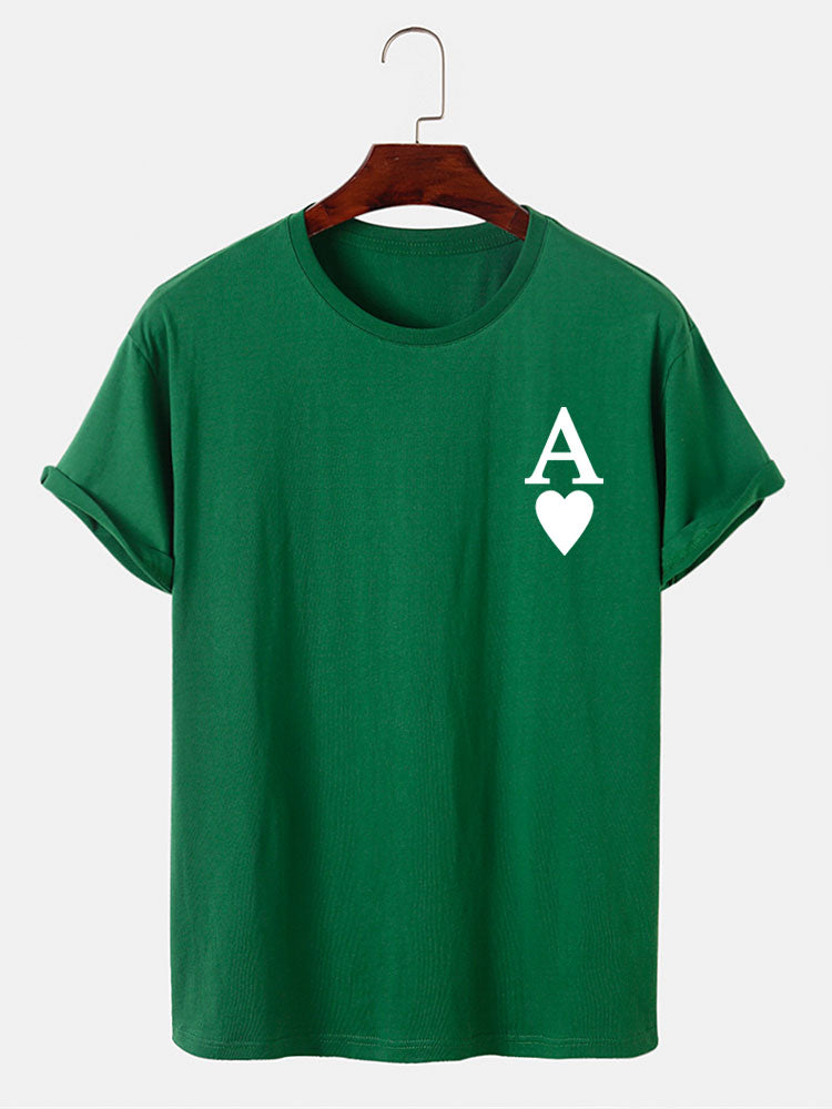 Ace of Spades Print T-Shirt